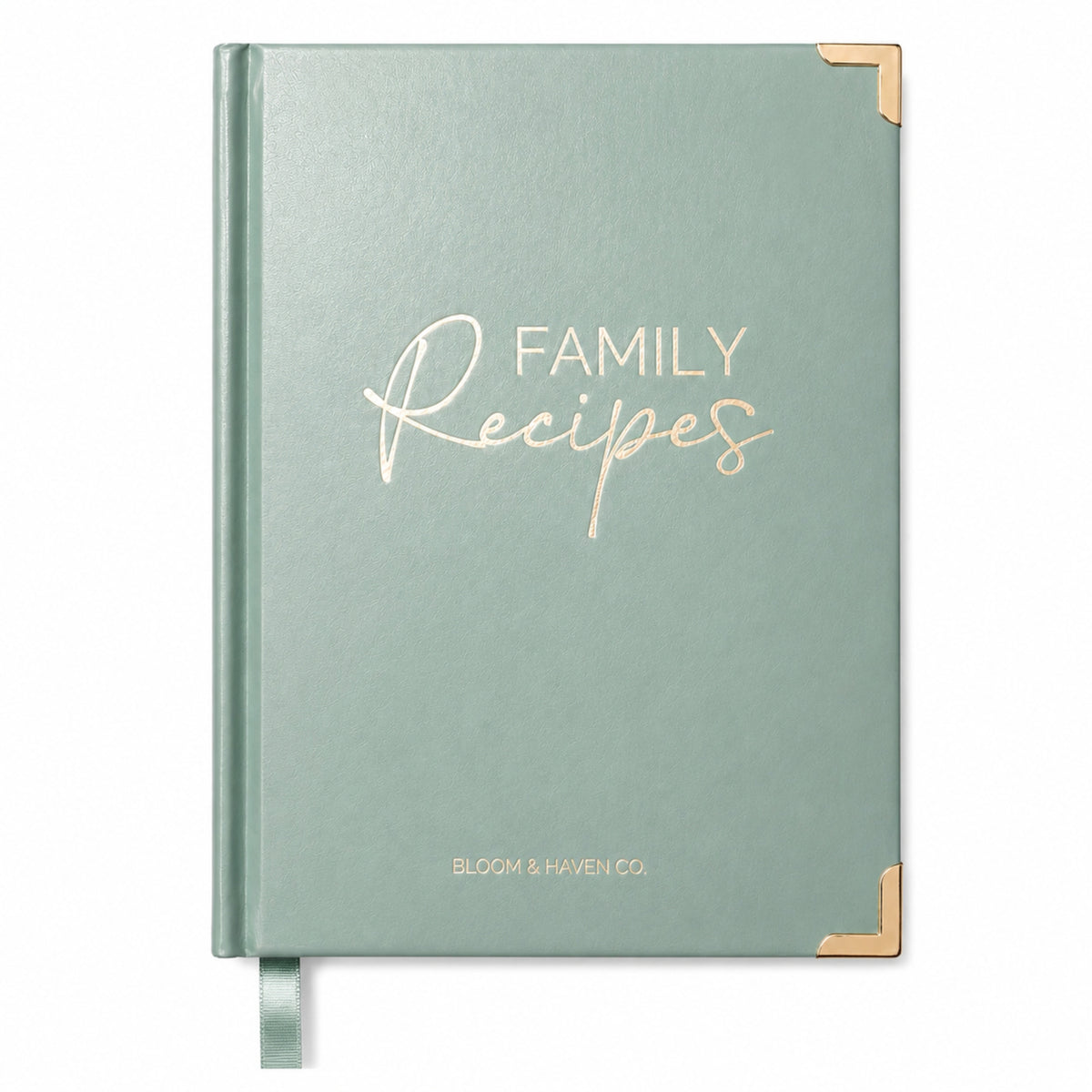 Bloom and Haven Recipe Book | A Beautiful Keepsake for Recipes & Traditions (Beige)