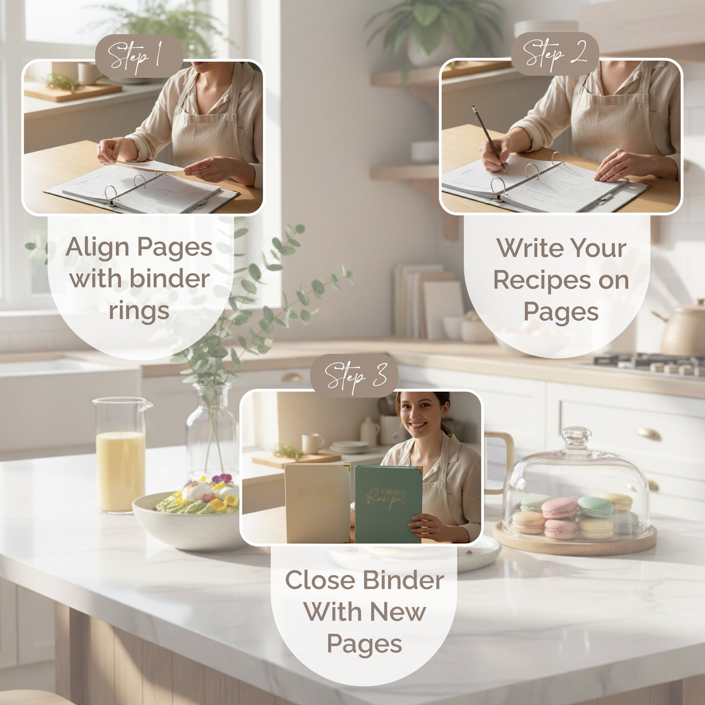 Recipe Refill Pages (Pack of 30)