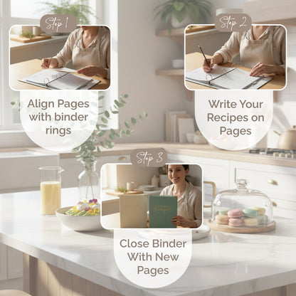 Recipe Refill Pages (Pack of 30)