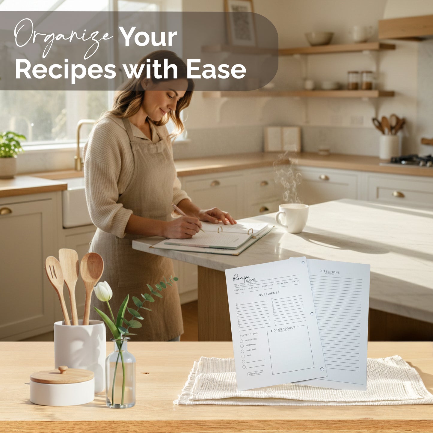 Recipe Refill Pages (Pack of 30)