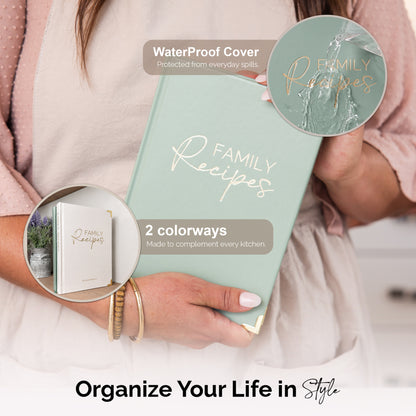 Bloom and Haven Recipe Book | A Beautiful Keepsake for Recipes & Traditions