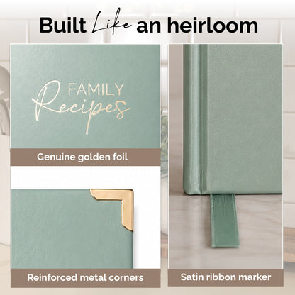 Bloom and Haven Recipe Book | A Beautiful Keepsake for Recipes & Traditions